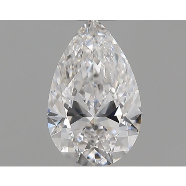 0.44 Karaat Natuurlijke Diamant met een Peer vorm, Kleur E, Zuiverheid VS1