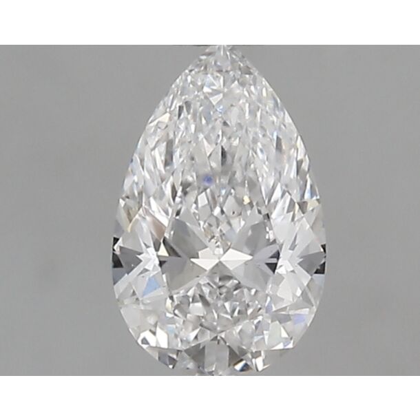 0.5 Karat Natürlicher Diamant Im Tropfenschliff, Farbe D, Reinheit SI1