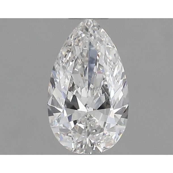 0.49 Karat Natürlicher Diamant Im Tropfenschliff, Farbe E, Reinheit VVS2