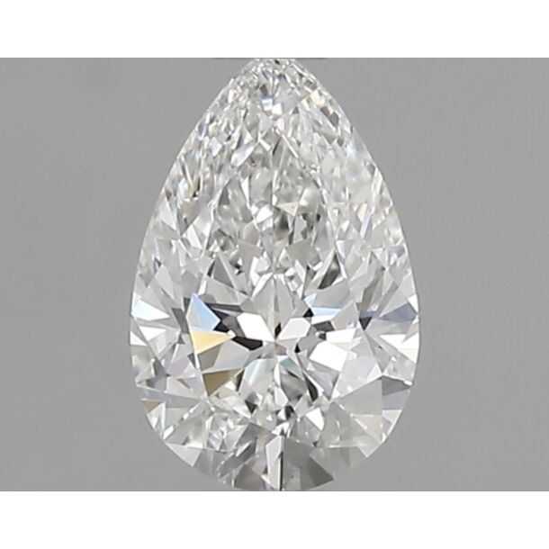 0.5 Carat Diamant Naturel de taille Poire, Couleur G, Pureté VS1