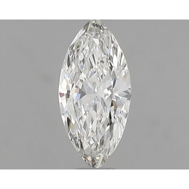 0.36 Carat Natural Diamond, Marquise Cut, Color H, Clarity VVS2
