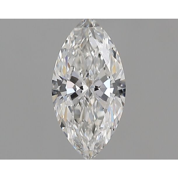 0.37 Carat Natural Diamond, Marquise Cut, Color F, Clarity VVS2