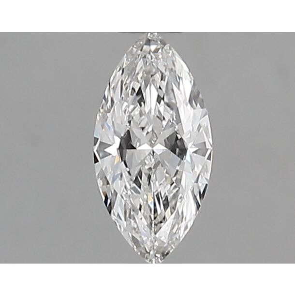 0.4 Carat Natural Diamond, Marquise Cut, Color F, Clarity VVS1