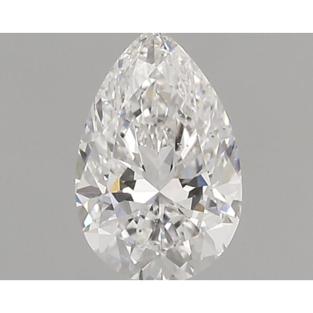 0.5 Carat Natural Diamond, Pear Cut, Color F, Clarity SI1