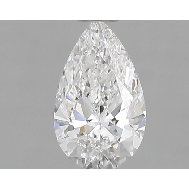 0.51 Karaat Natuurlijke Diamant met een Peer vorm, Kleur E, Zuiverheid SI1