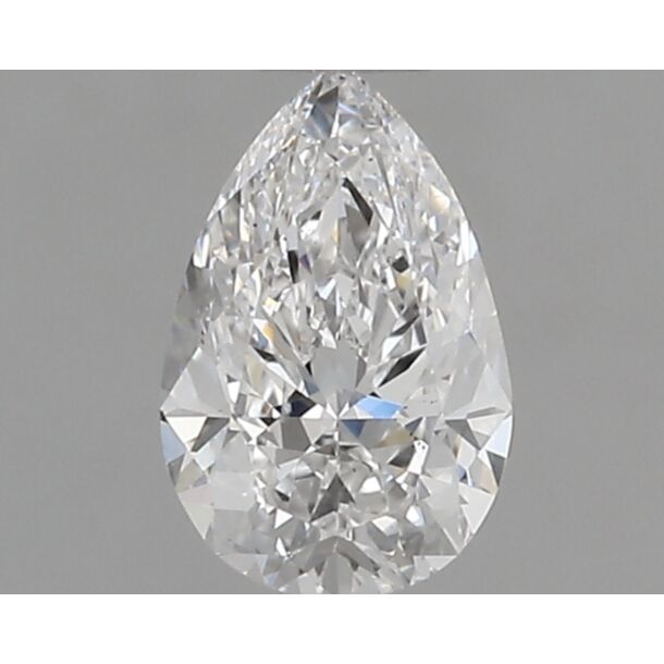 0.5 Carat Diamant Naturel de taille Poire, Couleur E, Pureté VS2