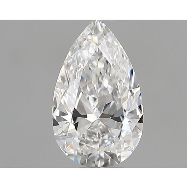 0.42 Carat Diamant Naturel de taille Poire, Couleur E, Pureté VVS2