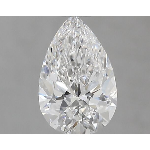 0.7 Karaat Natuurlijke Diamant met een Peer vorm, Kleur E, Zuiverheid VS1