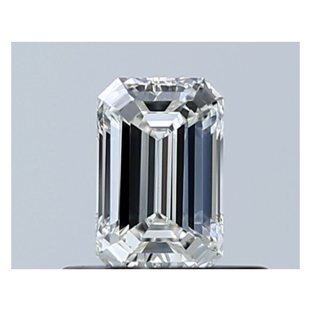 0.46 Karaat Natuurlijke Diamant met een Smaragd vorm, Kleur G, Zuiverheid VVS2