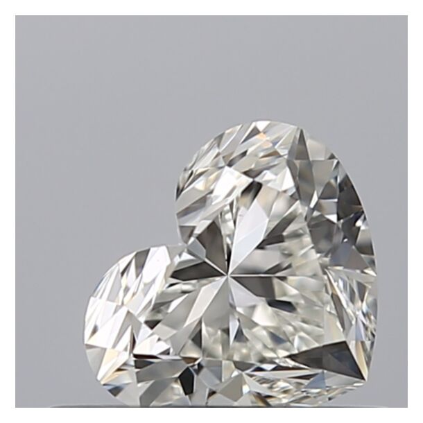 0.5 Karat Natürlicher Diamant Im Herzschliff, Farbe H, Reinheit IF