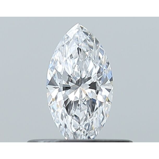 0.34 Karaat Natuurlijke Diamant met een Marquise vorm, Kleur D, Zuiverheid VVS2