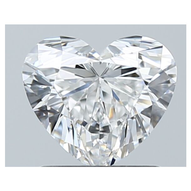 1.02 Karat Natürlicher Diamant Im Herzschliff, Farbe E, Reinheit VVS2