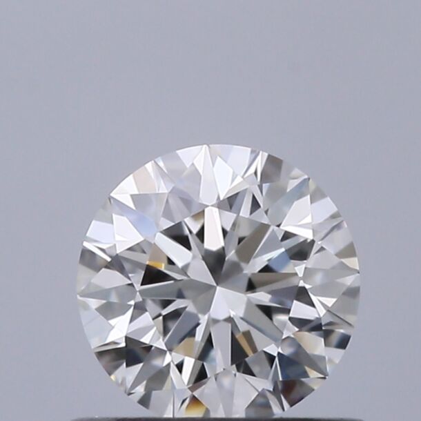 0.51 Karaat Natuurlijke Diamant met een Briljant vorm, Kleur F, Zuiverheid VVS1