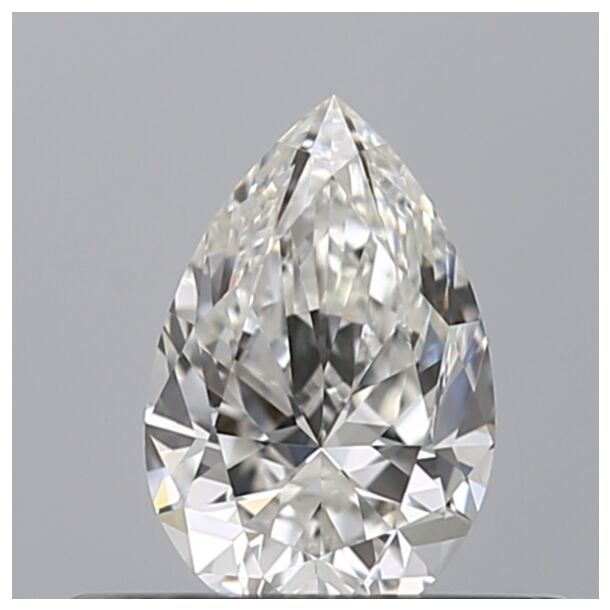 0.4 Karat Natürlicher Diamant Im Tropfenschliff, Farbe F, Reinheit VVS2