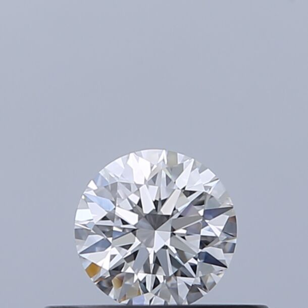 0.29 Carat Natural Diamond, Round Cut, Color D, Clarity VVS1