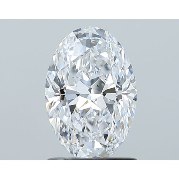 1.2 Carat Diamant Naturel de taille Oval, Couleur D, Pureté SI1
