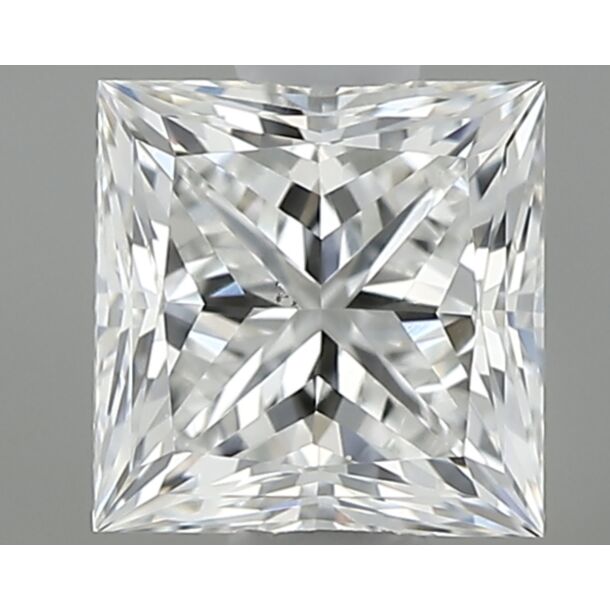 0.6 Carat Natural Diamond, Princess Cut, Color F, Clarity VS2 0.6 Carat Natural Diamond, Princess Cut, Color F, Clarity VS2