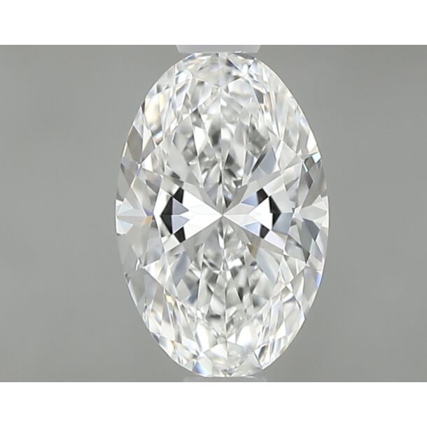 0.9 Carat Natural Diamond, Oval Cut, Color G, Clarity VVS2