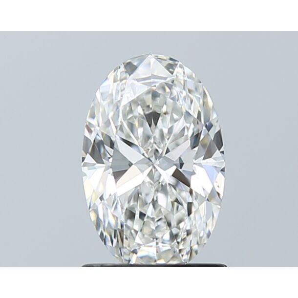 1.22 Carat Diamant Naturel de taille Oval, Couleur G, Pureté VS2