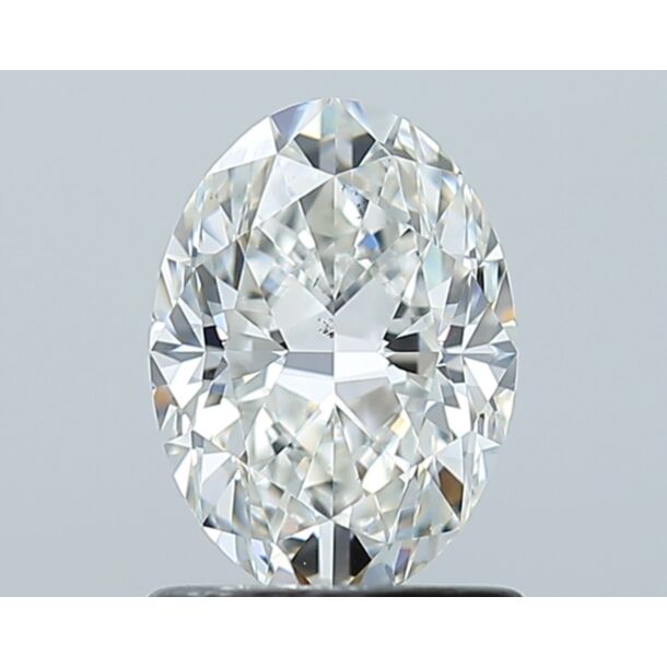 1.01 Carat Natural Diamond, Oval Cut, Color G, Clarity SI1