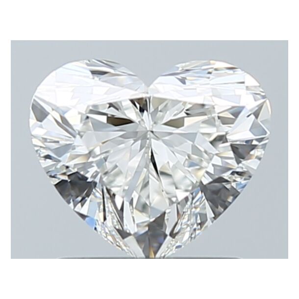 1.01 Carat Natural Diamond, Heart Cut, Color H, Clarity VS1 1.01 Carat Natural Diamond, Heart Cut, Color H, Clarity VS1