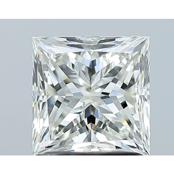 1.5 Carat Diamant Naturel de taille Princesse, Couleur I, Pureté SI1