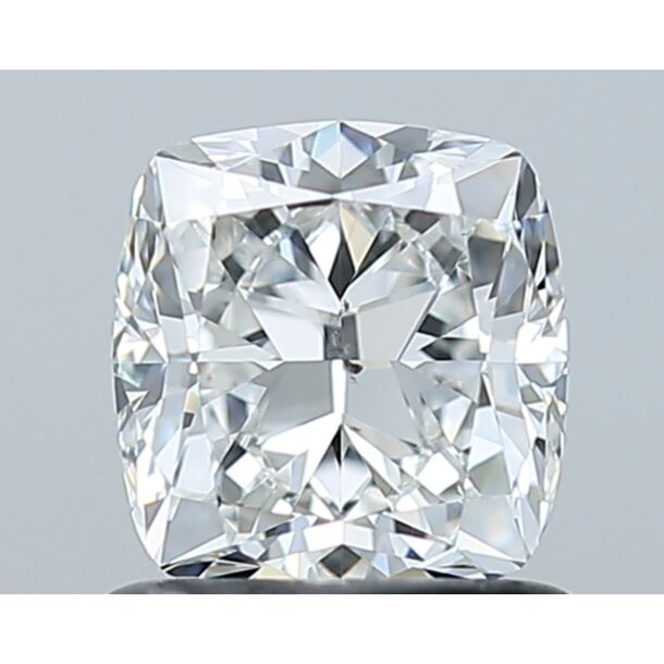 1.01 Carat Natural Diamond, Cushion Cut, Color F, Clarity SI1