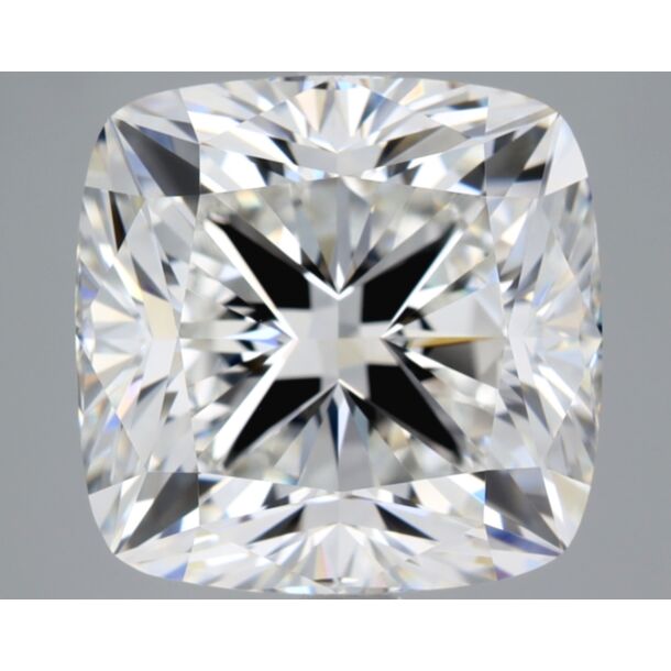 5.01 Carat Natural Diamond, Cushion Cut, Color F, Clarity VVS1