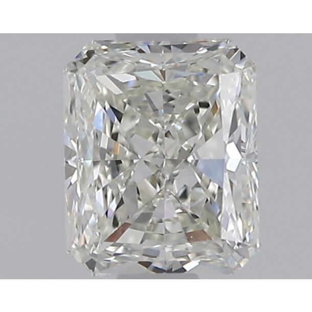 0.5 Carat Natural Diamond, Radiant Cut, Color I, Clarity IF