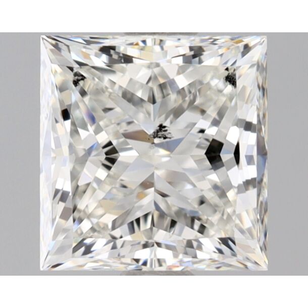 1.5 Karaat Natuurlijke Diamant met een Prinses vorm, Kleur H, Zuiverheid SI1