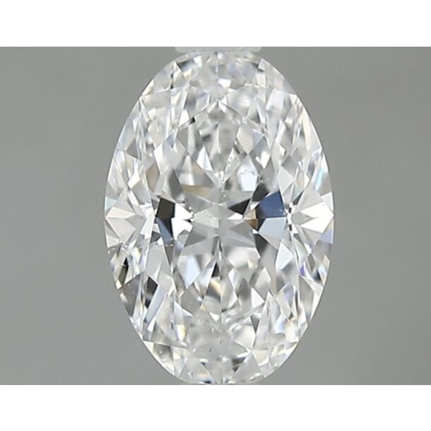 0.71 Carat Natural Diamond, Oval Cut, Color E, Clarity SI1