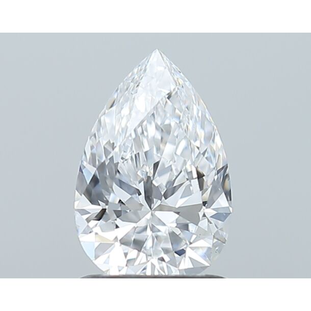 1.01 Karaat Natuurlijke Diamant met een Peer vorm, Kleur D, Zuiverheid VS2