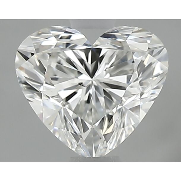 0.73 Karaat Natuurlijke Diamant met een Hart vorm, Kleur G, Zuiverheid SI1