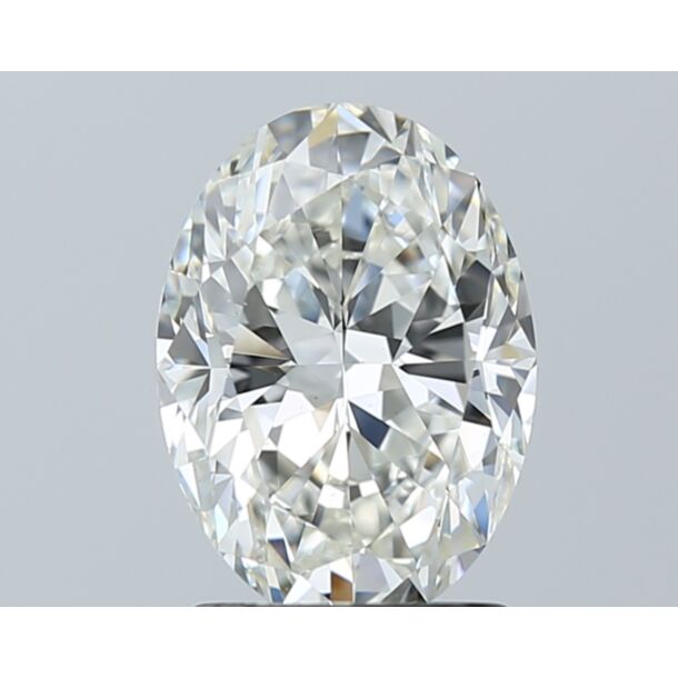 2.01 Karat Natürlicher Diamant Im Ovalschliff, Farbe H, Reinheit VS1