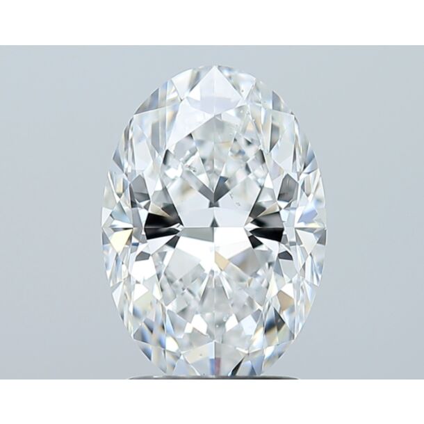 2.02 Karat Natürlicher Diamant Im Ovalschliff, Farbe D, Reinheit SI1