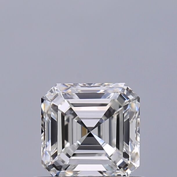 0.5 Karat Natürlicher Diamant Im Asscherschliff, Farbe G, Reinheit VVS1