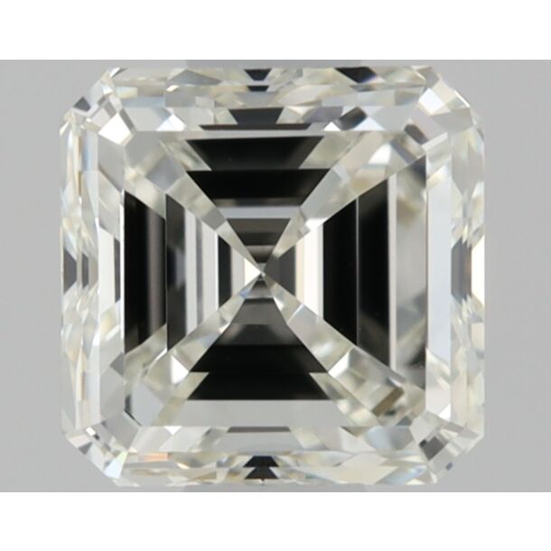 0.5 Karat Natürlicher Diamant Im Asscherschliff, Farbe I, Reinheit VVS2