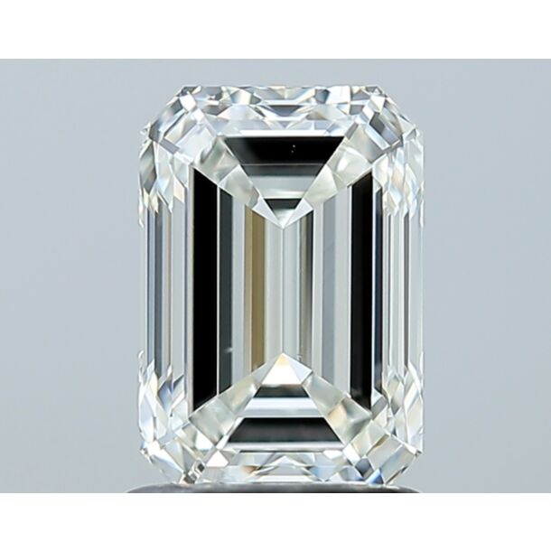 1.5 Karat Natürlicher Diamant Im Smaragdschliff, Farbe I, Reinheit VS2