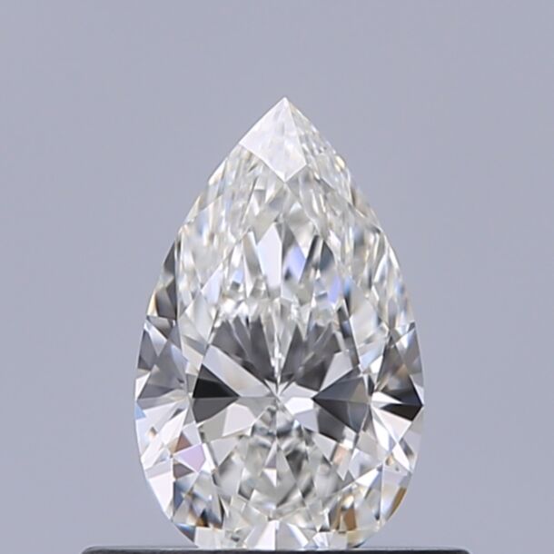 0.41 Carat Natural Diamond, Pear Cut, Color G, Clarity VVS1 0.41 Carat Natural Diamond, Pear Cut, Color G, Clarity VVS1