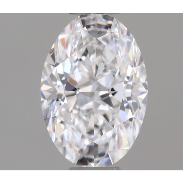 0.5 Karaat Natuurlijke Diamant met een Ovaal vorm, Kleur D, Zuiverheid SI1