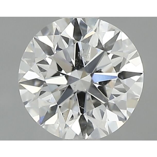 0.8 Carat Natural Diamond, Round Cut, Color F, Clarity SI1