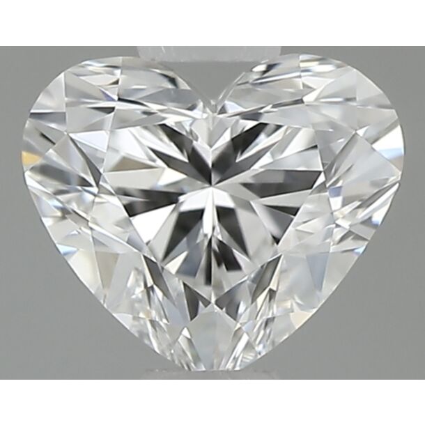 0.38 Karat Natürlicher Diamant Im Herzschliff, Farbe E, Reinheit VVS1