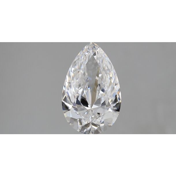 1.5 Carat Natural Diamond, Pear Cut, Color D, Clarity VS2