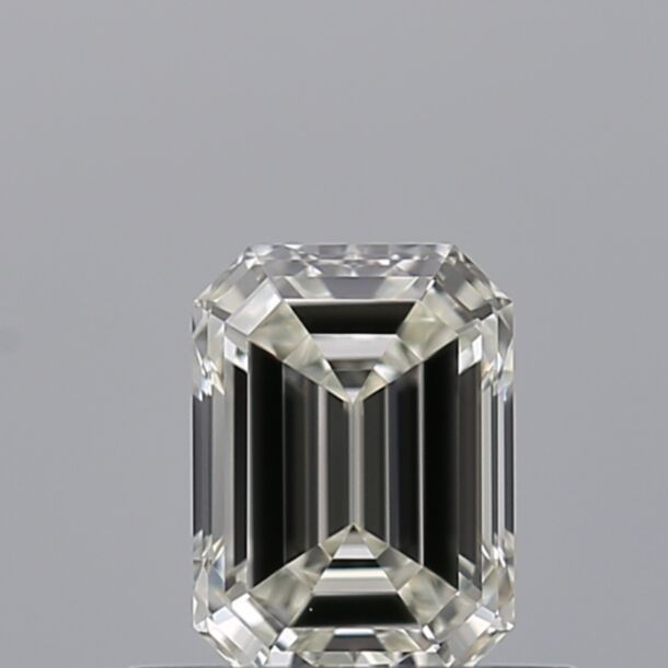 0.5 Karaat Natuurlijke Diamant met een Smaragd vorm, Kleur H, Zuiverheid IF