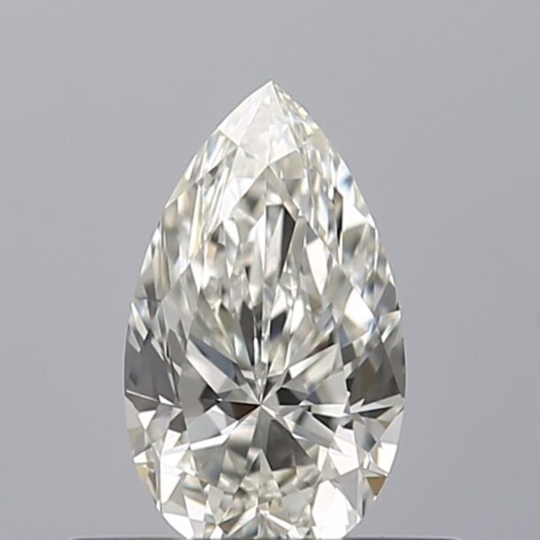 0.4 Karaat Natuurlijke Diamant met een Peer vorm, Kleur G, Zuiverheid IF