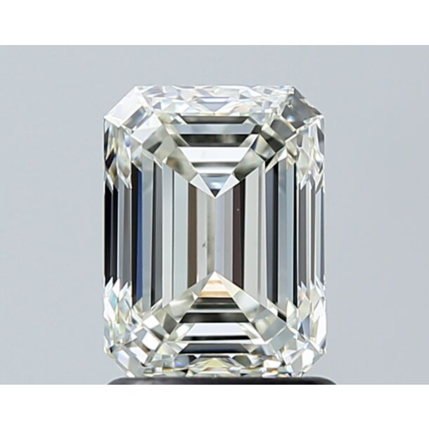 1.5 Karat Natürlicher Diamant Im Smaragdschliff, Farbe H, Reinheit VS1