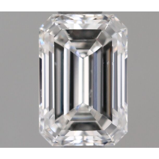 0.75 Karat Natürlicher Diamant Im Smaragdschliff, Farbe F, Reinheit SI1