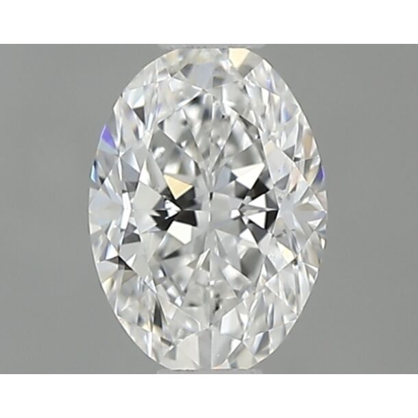 0.4 Carat Diamant Naturel de taille Oval, Couleur E, Pureté VS2