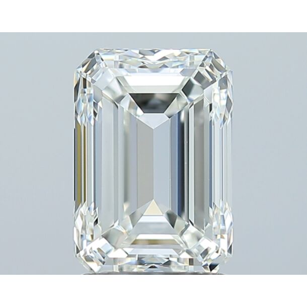 2.01 Carat Diamant Naturel de taille émeraude, Couleur G, Pureté VS1