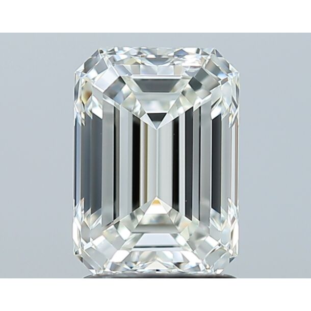 2.01 Karat Natürlicher Diamant Im Smaragdschliff, Farbe I, Reinheit VVS2